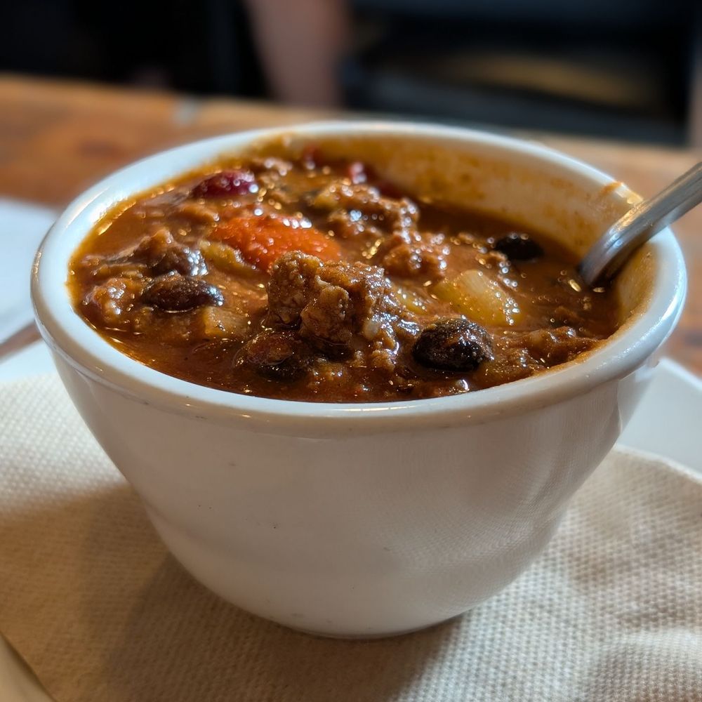 Wonderland Cafe & Lodge - Cup of the homemade chili - Cafes Near Me - Gardiner, Montana Wonderland Cafe & Lodge - Cup of the homemade chili - Cafes Near Me - Gardiner, Montana