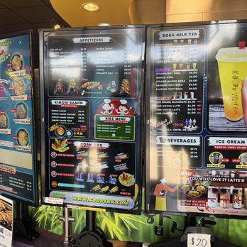 K-Bop Korean Kitchen - Electronic menu at the front order desk. - Korean Near Me - Jacksonville, Florida K-Bop Korean Kitchen - Electronic menu at the front order desk. - Korean Near Me - Jacksonville, Florida