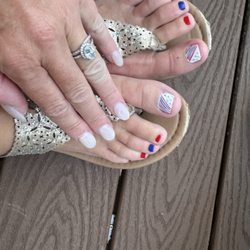 Lotus Nails and Spa - 4th of July Nails by LOTUS!