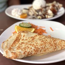 Casse-Crêpe Breton - Savoury crepe with roasted beef, egg and cheese