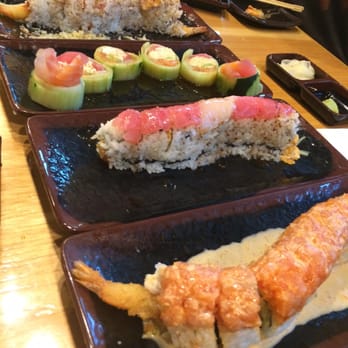 Sushi Junai 2 - Ex-girlfriend, cucumber passion, candy cane, OMG roll (top to bottom) - Sushi Bars Near Me - Austin, Texas Sushi Junai 2 - Ex-girlfriend, cucumber passion, candy cane, OMG roll (top to bottom) - Sushi Bars Near Me - Austin, Texas