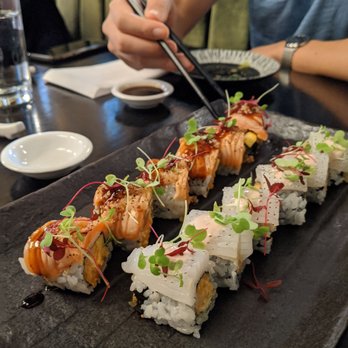 Fuji at Ink Block - Pink channel maki - Japanese Near Me - Boston, Massachusetts