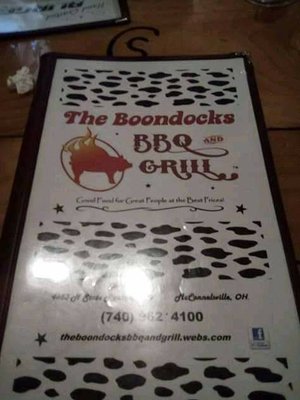 Menu photo 3 Boondocks BBQ & Grill McConnelsville, OH Menu photo 3 Boondocks BBQ & Grill McConnelsville, OH
