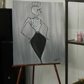 Brushed Adrienne Benet Studio - Art by Cynthia - Art Classes Near Me - Joliet, Illinois