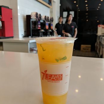 7 Leaves Cafe - Summer Mint tea w/ aloe vera - Coffee & Tea Near Me - Houston, Texas