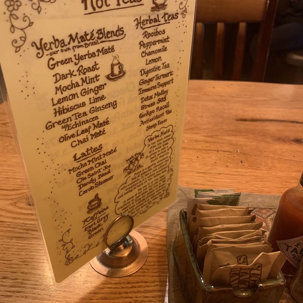The Yellow Deli - Tea menu - Desserts Near Me - Ithaca, New York