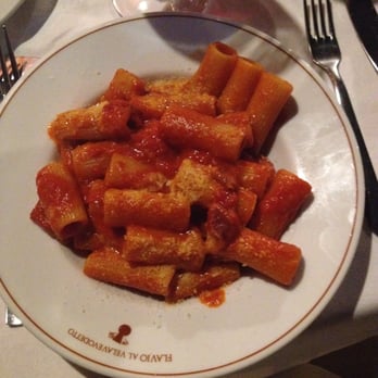 Flavio al Velavevodetto - Riggatoni alla matriciana at Flavio al Velavevodetto - Roman Near Me - Rome, RM