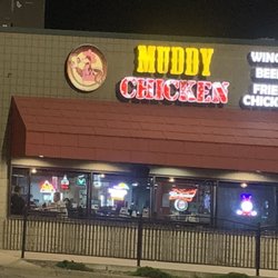 Front of business.