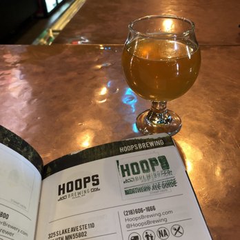 Hoops Brewing - Hoops is in the MN Passport beer book - Breweries Near Me - Duluth, Minnesota