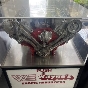 Wayne's Engine Rebuilding - Display case - Auto Parts & Supplies Near Me - Riverside, California