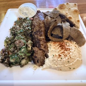 Luna Grill Encinitas - Koobideh & Gyro Plate - Greek Near Me - Encinitas, California
