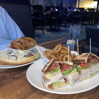 Yard House - Cheesesteak sandwich, beautifully delish onion rings and THE BEST turkey club sandwich ever! - Bars Near Me - Roseville, California Yard House - Cheesesteak sandwich, beautifully delish onion rings and THE BEST turkey club sandwich ever! - Bars Near Me - Roseville, California