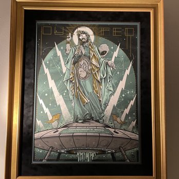Eco Framing - Custom framed concert poster. Hubby is thrilled with the result. - Framing Near Me - Oakland, California