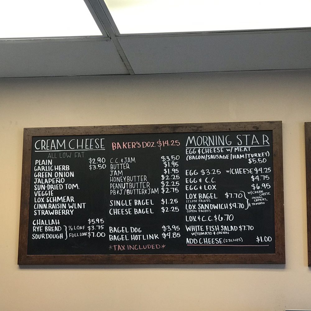 Levy's Bagels - Menu - 4/15/19 - Bagels Near Me - Alameda, California Levy's Bagels - Menu - 4/15/19 - Bagels Near Me - Alameda, California