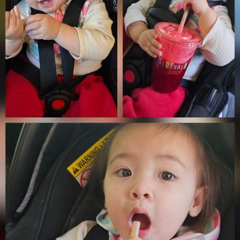 Sidewalk Juice - One happy customer. Getting her daily fruits and vegetables. - Juice Bars & Smoothies Near Me - San Mateo, California Sidewalk Juice - One happy customer. Getting her daily fruits and vegetables. - Juice Bars & Smoothies Near Me - San Mateo, California