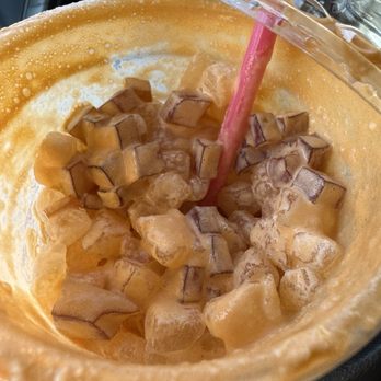 Cafe Ume - Inside was filled with all ice - Coffee & Tea Near Me - Portland, Oregon