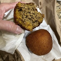 Dimelo Papi Pinchos - Alcapurria y relleno de papa