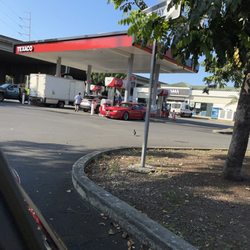 Texaco - Yay use your Safeway points for 20¢ per gallon discount....doesn't hurt quite as much to be lazy