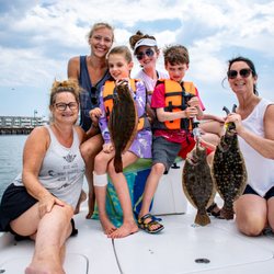 Hit the Surf Charters - Back Bay Flounder Fishing Charter Stone Harbor