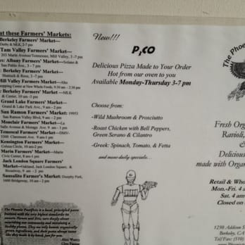 The Phoenix Pastificio - Schedule - Pasta Shops Near Me - Berkeley, California The Phoenix Pastificio - Schedule - Pasta Shops Near Me - Berkeley, California