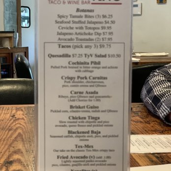 Taco Y Vino - Tacos Near Me - Dallas, Texas