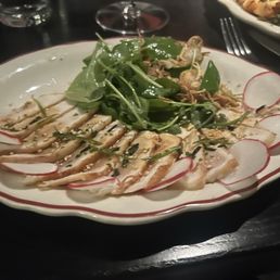 Tataki- yellowtail appetizer Tataki- yellowtail appetizer