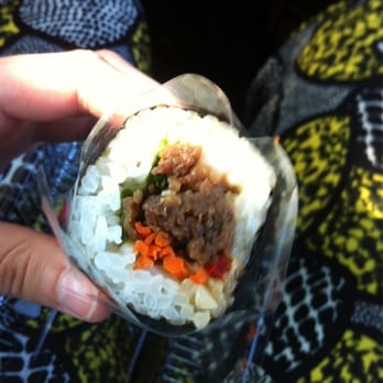 Eastern Sushi Bar - Ground beef, cos lettuce leaf and carrot. - Sushi Bars Near Me - Beulah Park, SA