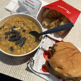 Tortilla Chicken Soup Bowl - Chick-Fil-A Chicken Sandwich & Waffle Fries! Tortilla Chicken Soup Bowl - Chick-Fil-A Chicken Sandwich & Waffle Fries!