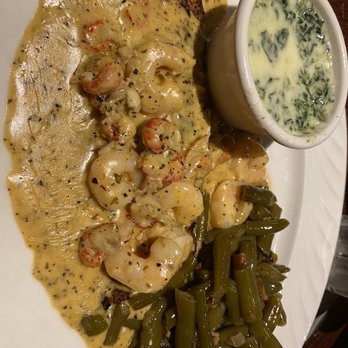 Mike's Place - Mike 's Creole Sweet Green Beans with Bacon Parmesan Spinach - American Near Me - Conway, Arkansas Mike's Place - Mike 's Creole Sweet Green Beans with Bacon Parmesan Spinach - American Near Me - Conway, Arkansas