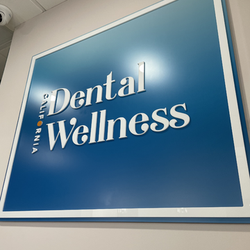 Custom lobby sign.