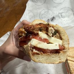 Caprese added a chicken cutlet