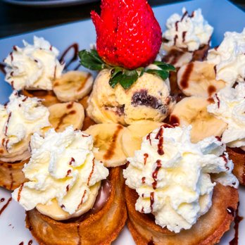 Hide Out Cafe - banana nutella waffle. a must order! - Cafes Near Me - Rowland Heights, California Hide Out Cafe - banana nutella waffle. a must order! - Cafes Near Me - Rowland Heights, California