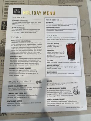 Menu photo 6 First Watch Boca Raton, FL