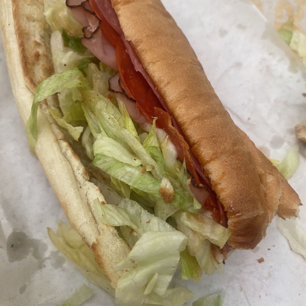 Subway - All lettuce no meat ! Look how thin the meat is ! Almost 14 bucks for a foot long , what a joke - Sandwiches Near Me - Rocklin, California Subway - All lettuce no meat ! Look how thin the meat is ! Almost 14 bucks for a foot long , what a joke - Sandwiches Near Me - Rocklin, California