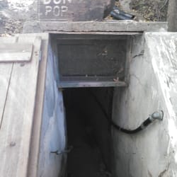John Brown's Cave & Historical Village - Modern entrance to the cave that hid the slaves.