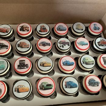 Cupcake Inn - Cars-themed mini-cupcakes - Desserts Near Me Cupcake Inn - Cars-themed mini-cupcakes - Desserts Near Me