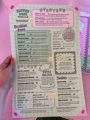 Menu photo 2 Coffee Dose Encinitas, CA