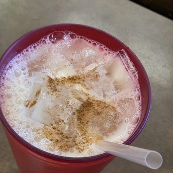 Tacos Rojas - My Horchata non-alcoholic drink. - Mexican Near Me - Roanoke, Virginia Tacos Rojas - My Horchata non-alcoholic drink. - Mexican Near Me - Roanoke, Virginia