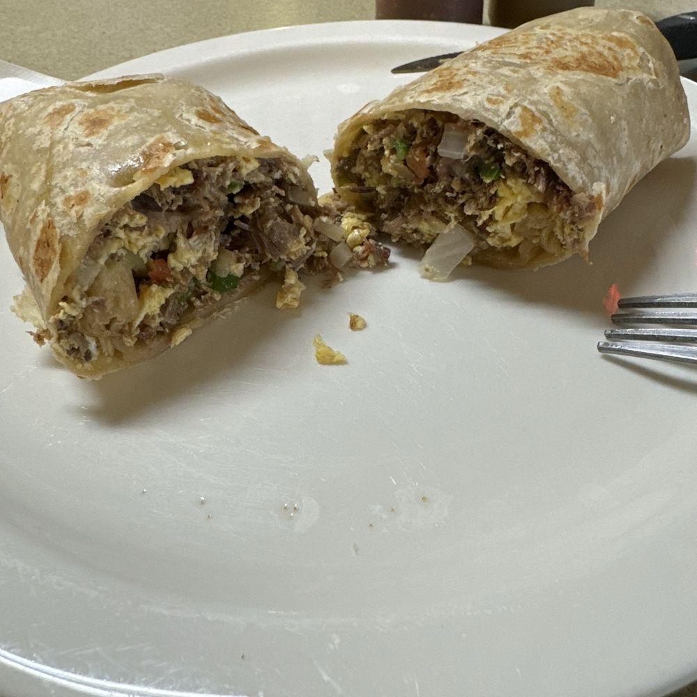 Machacado burrito. Machacado burrito.
