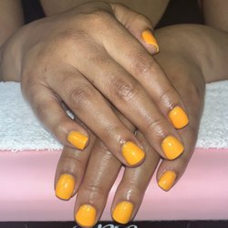 The Natural Nail Studio - Gel Mani with our beautiful springtime color!