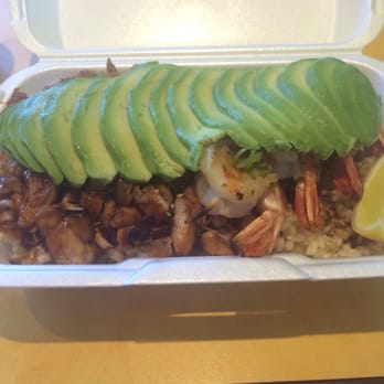 Charki's Teriyaki - Chicken & shrimp teriyaki with brown rice & avocado - Japanese Near Me - Gardena, California Charki's Teriyaki - Chicken & shrimp teriyaki with brown rice & avocado - Japanese Near Me - Gardena, California