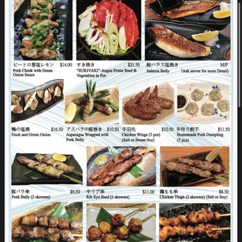 Izakaya Okan - Menu - Japanese Near Me - Costa Mesa, California