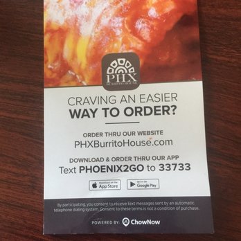PHX Burrito House - PHXBurritoHouse also has online orders! - Mexican Near Me - Phoenix, Arizona