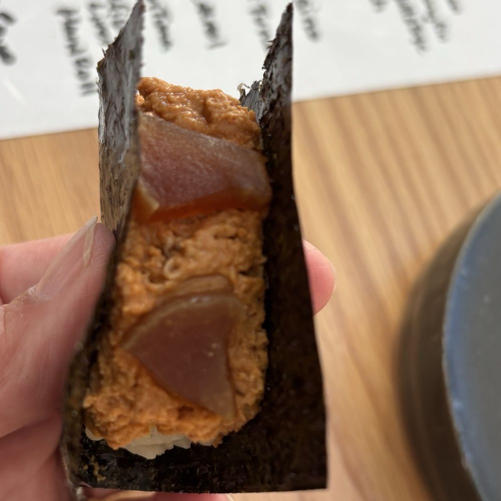 Spicy maguro roll Spicy maguro roll
