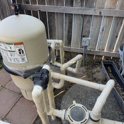 Blue Water Pool Cleaning And Repair - New filter installl