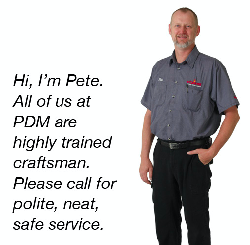 Slide of PDM Plumbing, Heating, Cooling Since 1885