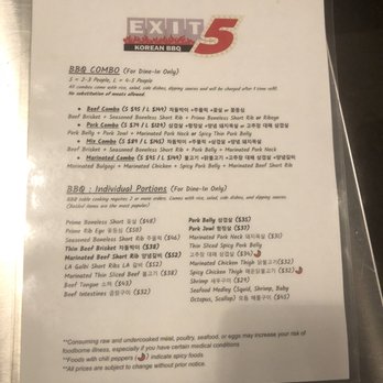 Exit 5 Korean BBQ - Menu - Korean Near Me - Renton, Washington Exit 5 Korean BBQ - Menu - Korean Near Me - Renton, Washington