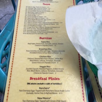 Mi Madre's Restaurant - Menu 4/24/16 - Tex-Mex Near Me - Austin, Texas