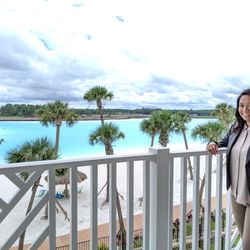 Nicole Olipas, Realtor - A view of the 14 acre lagoon from Americrest Luxury Homes at Beachwalk in St Johns, FL