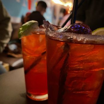 The Mix - two glasses of drink on a table - Gay Bars Near Me - San Francisco, California The Mix - two glasses of drink on a table - Gay Bars Near Me - San Francisco, California